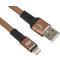 Фото № 9 Кабель Digma USB A(m) Lightning (m) 0.15м USB 2.0 (am) - Lightning (m), 0.15 м, коричневый