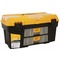 Фото № 3 М 2927 Ящик для инструментов УРАН 21'' (с двумя консолями и коробками) желтый с черным
