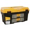 Фото № 4 М 2927 Ящик для инструментов УРАН 21'' (с двумя консолями и коробками) желтый с черным