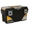 Фото № 1 Ящик М 2942 для инструментов ГЕФЕСТ 18'' металл замки (с коробками) черный с желтым