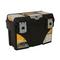 Фото № 2 Ящик М 2942 для инструментов ГЕФЕСТ 18'' металл замки (с коробками) черный с желтым
