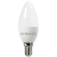 Фото Лампа светодиодная LL-E-C37-7W-230-4K-E14 (свеча, 7Вт, нейтр., Е14) Eurolux, , шт. Интернет-магазин Vseinet.ru Пенза