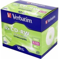 Фото Диск CD-RW Verbatim 700Mb 12x DataLife+ (10шт) 43148. Интернет-магазин Vseinet.ru Пенза