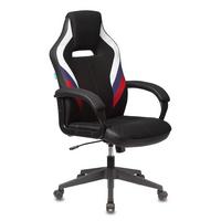 Кресло игровое Бюрократ VIKING 3 AERO RUS белый/синий/красный черный искусст.кожа/ткань. Интернет-магазин Vseinet.ru Пенза