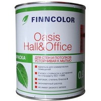 OASIS HALL@OFFICE A 4 краска для стен и потолков УСТОЙЧИВАЯ К МЫТЬЮ 0,9л.. Интернет-магазин Vseinet.ru Пенза