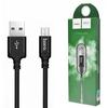 Фото HOCO X14 USB (m)-microUSB (m) 1.0м 2.0A силикон черный. Интернет-магазин Vseinet.ru Пенза