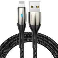 Фото Baseus Horizontal USB - Lighting 2.4A 1m Black CALSP-B01. Интернет-магазин Vseinet.ru Пенза