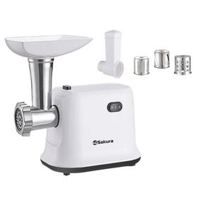 Фото Мясорубка Sakura SA-6420SW белая . Интернет-магазин Vseinet.ru Пенза