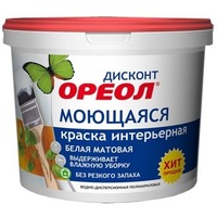 Ореол ВДАК белоснежная интерьерная моющаяся матовая "ДИСКОНТ" 3,0 кг.. Интернет-магазин Vseinet.ru Пенза