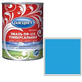 Фото Эмаль "Расцвет" "Универсальная" голубая 1,9 кг.. Интернет-магазин Vseinet.ru Пенза