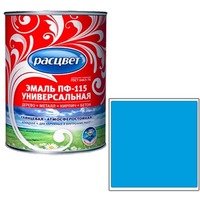 Эмаль "Расцвет" "Универсальная" голубая 1,9 кг.. Интернет-магазин Vseinet.ru Пенза