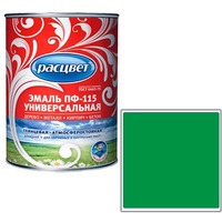Фото Эмаль "Расцвет" "Универсальная" зеленая 0.9 кг.. Интернет-магазин Vseinet.ru Пенза