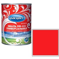 Эмаль "Расцвет" "Универсальная" красная 0.9 кг.. Интернет-магазин Vseinet.ru Пенза