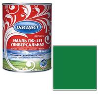 Фото Эмаль "Расцвет" "Универсальная" темно-зеленая 0.9 кг.. Интернет-магазин Vseinet.ru Пенза