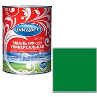 Эмаль "Расцвет" "Универсальная" темно-зеленая 0.9 кг.. Интернет-магазин Vseinet.ru Пенза