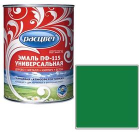 Фото Эмаль "Расцвет" "Универсальная" темно-зеленая 1,9 кг.. Интернет-магазин Vseinet.ru Пенза