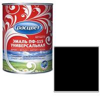 Фото Эмаль "Расцвет" "Универсальная" черная 0,9 кг.. Интернет-магазин Vseinet.ru Пенза
