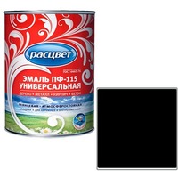 Эмаль "Расцвет" "Универсальная" черная 0,9 кг.. Интернет-магазин Vseinet.ru Пенза