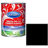 Фото Эмаль "Расцвет" "Универсальная" черная 2,7 кг.. Интернет-магазин Vseinet.ru Пенза