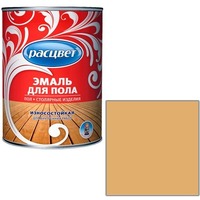 Эмаль "Расцвет" золот-корич. для пола 0,9 кг.. Интернет-магазин Vseinet.ru Пенза