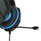 Фото № 4 Наушники с микрофоном Oklick HS-L930G SNORTER черный/синий 2м мониторные USB оголовье (HS-L930G)