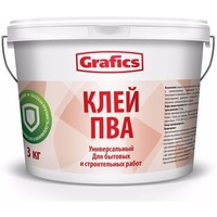 Клей ПВА строительный "Grafics" 10кг.. Интернет-магазин Vseinet.ru Пенза