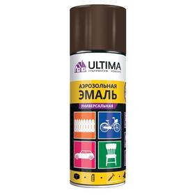Фото Краска аэрозольная универс. ЧЕРНЫЙ ГЛЯНЦЕВЫЙ RAL 9005 520 мл. "ULTIMA" ULT 007. Интернет-магазин Vseinet.ru Пенза