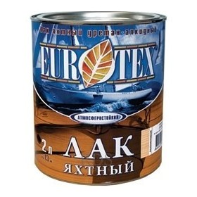 Фото "EUROTEX" (лак яхтный) полуматовый 2л.. Интернет-магазин Vseinet.ru Пенза