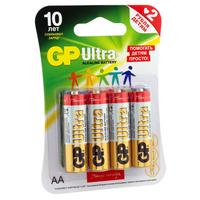 Фото AA Батарейка GP Ultra Alkaline 15AUGLNEW LR6, 4 шт. (цена за 1 шт.). Интернет-магазин Vseinet.ru Пенза