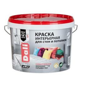 Фото "DALI" краска акриловая интерьерная-стены-потолки белоснежная 9 л. (20913). Интернет-магазин Vseinet.ru Пенза