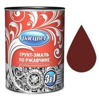 Фото Грунт-эмаль по ржавчине "РАСЦВЕТ" вишневая 5 кг. Интернет-магазин Vseinet.ru Пенза