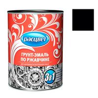 Фото Грунт-эмаль по ржавчине "РАСЦВЕТ" черная 5 кг. Интернет-магазин Vseinet.ru Пенза