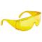 Фото № 2 СИБРТЕХ Очки защитные открытого типа, желтые, ударопрочный поликарбонат Россия 89157