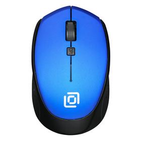 Фото Мышь OKLICK 488MW, оптическая, беспроводная, USB, синий и черный [sr-1807 blue]. Интернет-магазин Vseinet.ru Пенза