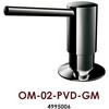Фото Дозатор для моющего средства Omoikiri OM-02-PVD-GM,PVD, цвет "вороненая сталь". Интернет-магазин Vseinet.ru Пенза