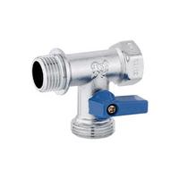 Фото Кран шаровой трёхходовой PF CHROME г/ш/ш 1/2" х 3/4" х 1/2" PF BWV 361 (10/100). Интернет-магазин Vseinet.ru Пенза