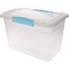 Фото Ящик для хранения Laconic с защелками 14 л небесный прозрачный BQ2515. Интернет-магазин Vseinet.ru Пенза