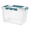 Фото Ящик для хранения универ. с замками и ручкой 'grand box', 290х190х180мм, 6,65л (голубой) арт.4332002. Интернет-магазин Vseinet.ru Пенза