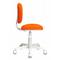Фото № 2 Кресло детское Бюрократ CH-W204NX/ORANGE оранжевый TW-96-1 (пластик белый)
