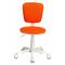 Фото № 3 Кресло детское Бюрократ CH-W204NX/ORANGE оранжевый TW-96-1 (пластик белый)