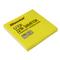 Фото № 4 Блок самоклеящийся бумажный Silwerhof 682161-05 76x76мм 100лист. 75г/м2 неон желтый