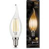 Фото Лампа GAUSS Filament Свеча на ветру, 9Вт, 680lm, 35000ч, 2700К, E14, 1 шт. [104801109]. Интернет-магазин Vseinet.ru Пенза