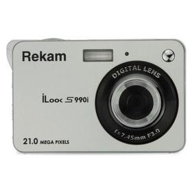 Фото Фотоаппарат Rekam iLook S990i серебристый 21Mp 3" 720p SDHC Li-Ion. Интернет-магазин Vseinet.ru Пенза