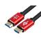 Фото № 1 ATCOM (АТ5940) Кабель HDMI 1М (Red/Gold, в пакете) VER 2.0