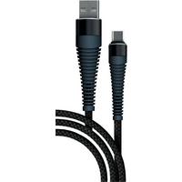 Фото Кабель BoraSCO (38503) Fishbone USB-C черный, 1 м, 3A,. Интернет-магазин Vseinet.ru Пенза