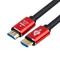 Фото № 1 ATCOM (АТ5942) Кабель HDMI 3М (Red/Gold, в пакете) VER 2.0