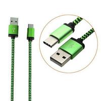 Фото Дата-кабель CADENA USB Type-C - USB2.0, 1м, зеленый, WS020. Интернет-магазин Vseinet.ru Пенза