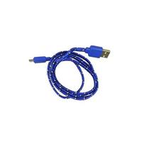 Фото Дата-кабель USB micro-B - USB2.0, 1м, синий, S042. Интернет-магазин Vseinet.ru Пенза