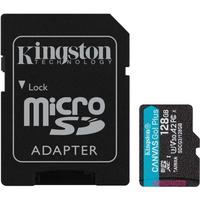 Фото 128Gb - Kingston Canvas Go! Micro Secure Digital HC Class10 UHS-I Canvas Select + SD Adapter SDCG3/128GB с переходником под SD (Оригинальная!). Интернет-магазин Vseinet.ru Пенза