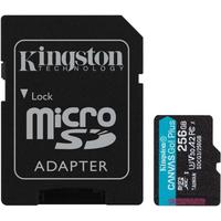 Фото 256Gb - Kingston Canvas Go! Micro Secure Digital HC Class10 UHS-I Canvas Select + SD Adapter SDCG3/256GB с переходником под SD (Оригинальная!). Интернет-магазин Vseinet.ru Пенза
